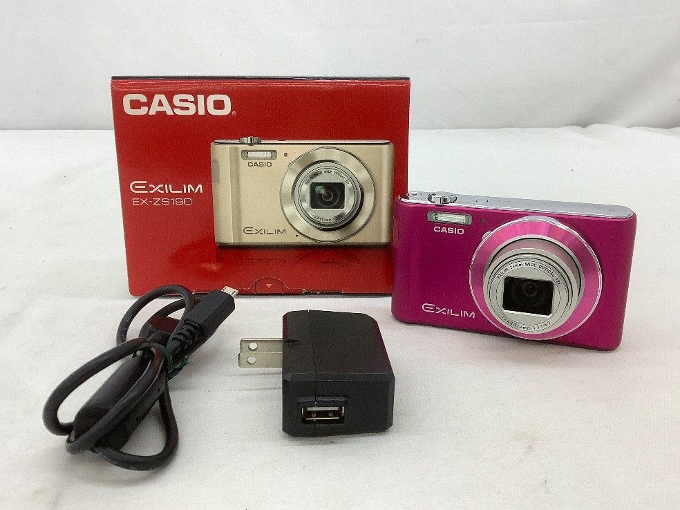  CASIO EXILIM/デジカメ EX-ZS190 充電/ 初期化済/バッテリー状態不明 品 ACB(カシオ)｜売買されたオークション情報、yahooの商品情報をアーカイブ公開 - オークファン カシオ