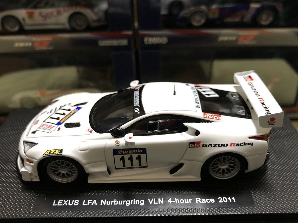 EBBRO 1/43 LEXUS LFA Nurburgring VLN 4-Hour Race 2011 No，111