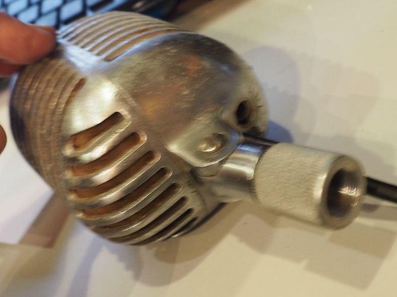 激レア！驚きのデカさ！！！SHURE 骸骨マイク！1950年代