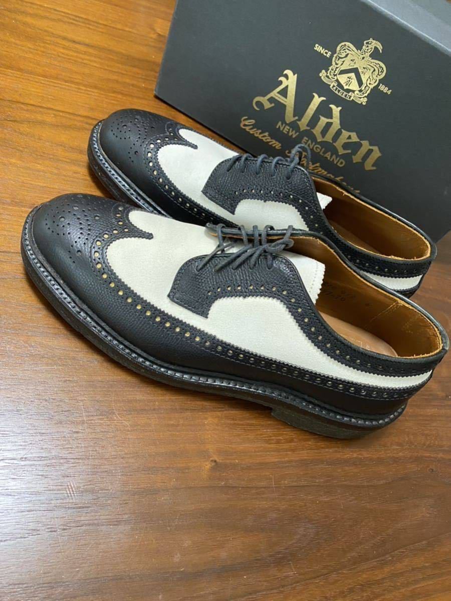 未使用品】ALDEN bpr BEAMS 別注97670 オールデン ブラックカーフ