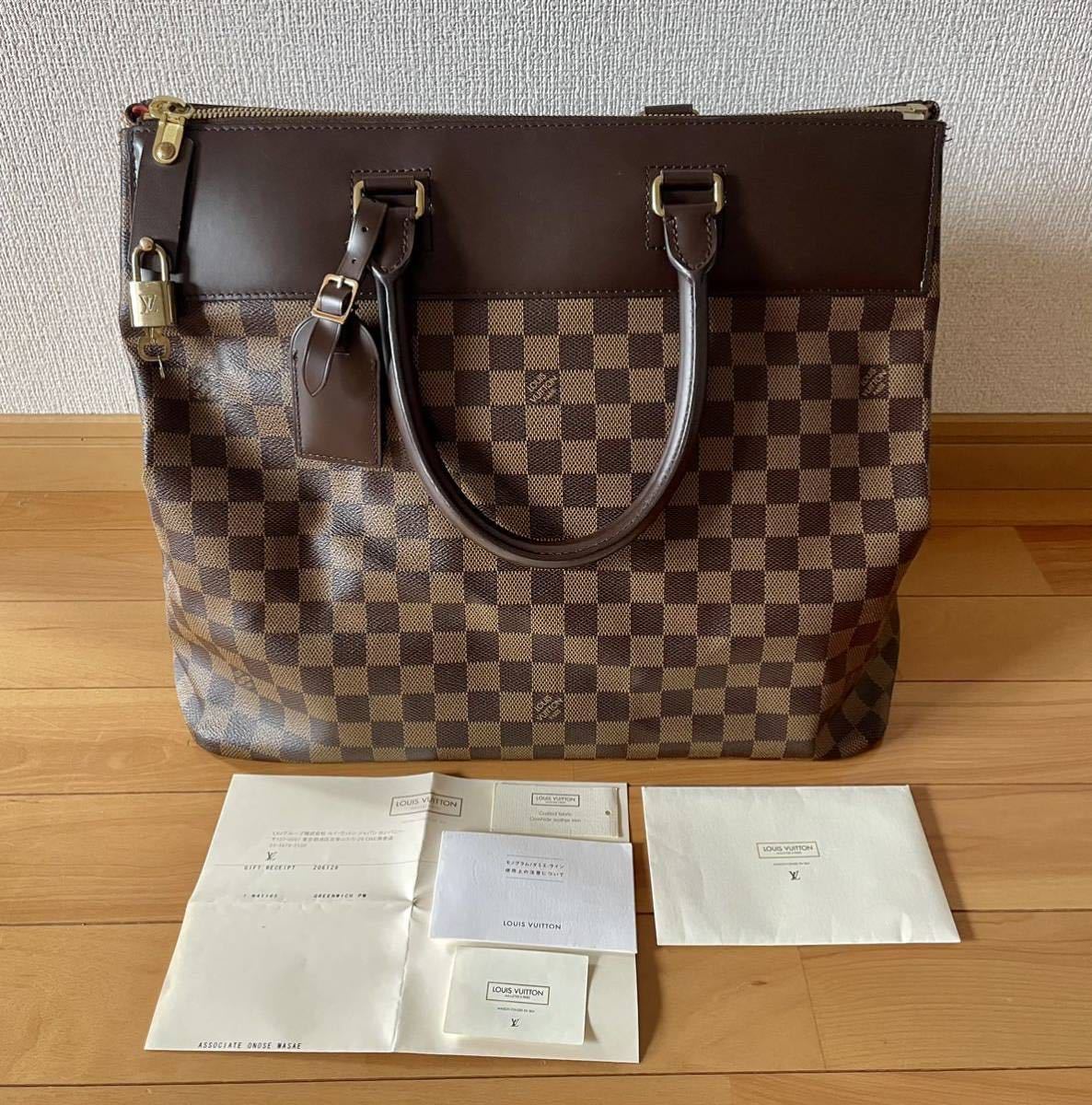 正規品！ルイ・ヴィトン LOUIS VUITTON ダミエ グリニッジPM N41165