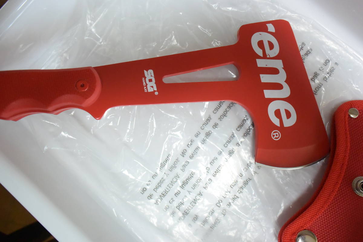Supreme®/SOG® Hand Axe Supreme SOG Hand Axe - Red: Durable &amp