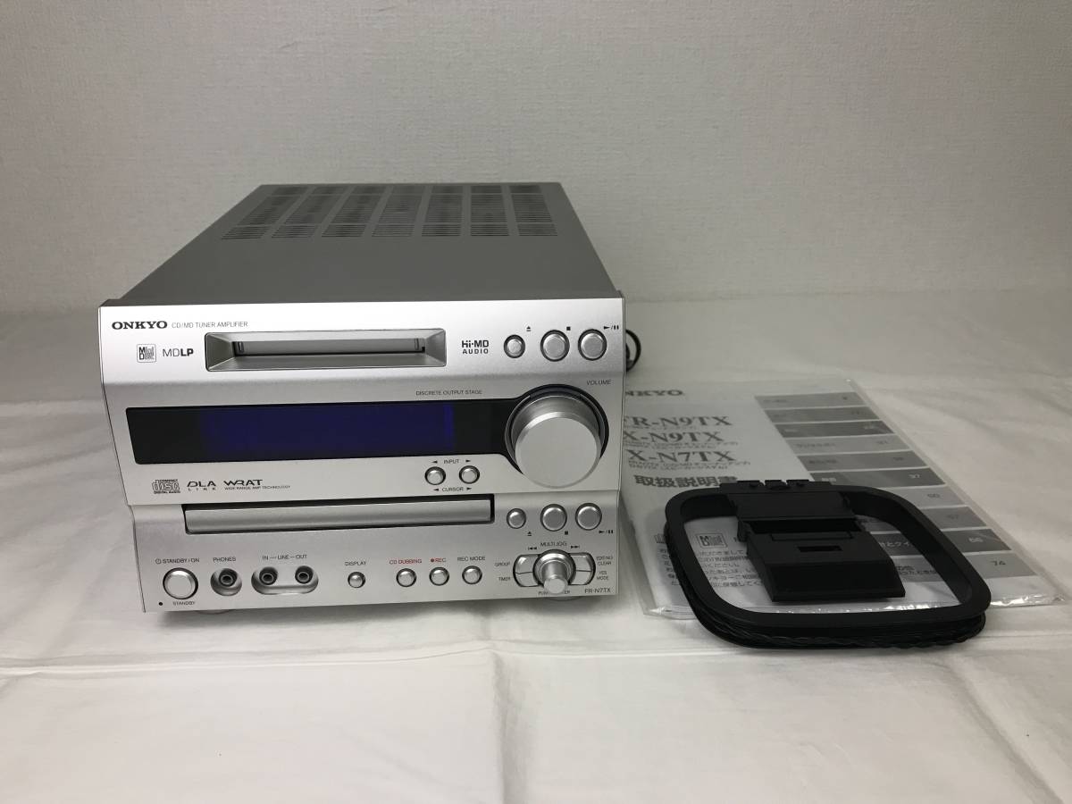 ONKYO オンキョー CD⁄MDチューナーアンプ 美品ONKYO | CD⁄MD CD MD