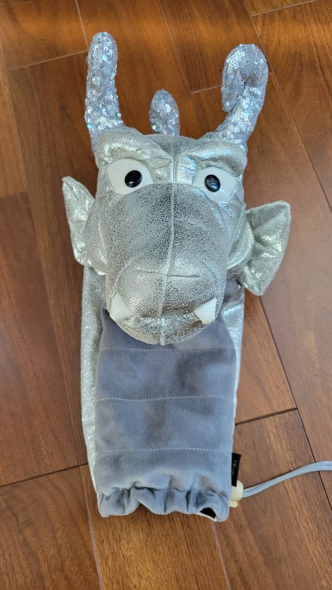 レア！　Dance With Dragon　ダンスウィズドラゴン　スパンコール　ドライバー用ヘッドカバー（原 英莉花モデル）　色シルバー