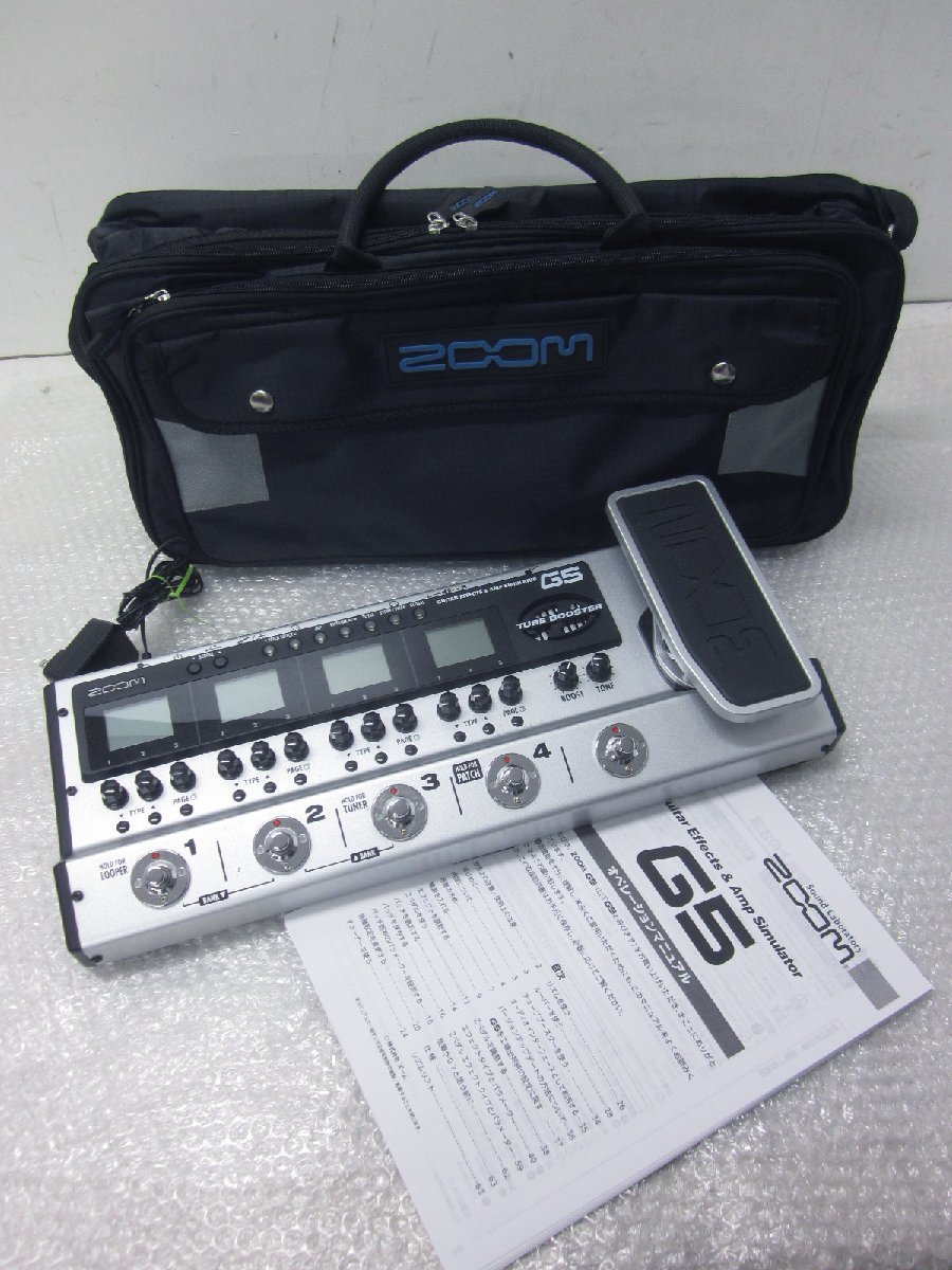 □◇ ZOOM G5 ズーム ギター マルチエフェクター アンプシュミュ