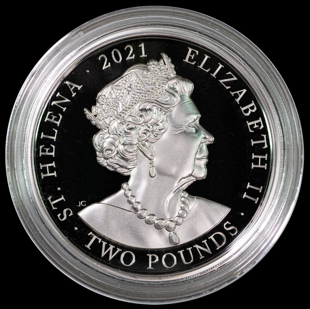 １円スタート】発行枚数821枚 2021年 銀貨 イギリス セントヘレナ ナポレオン・ボナパルト 没後