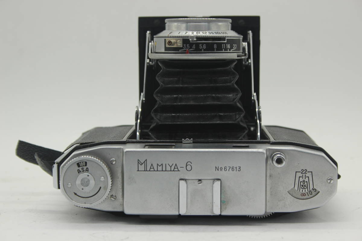 訳あり品】 マミヤ Mamiya-6 Mamiya-Sekor 7.5cm F3.5 蛇腹カメラ