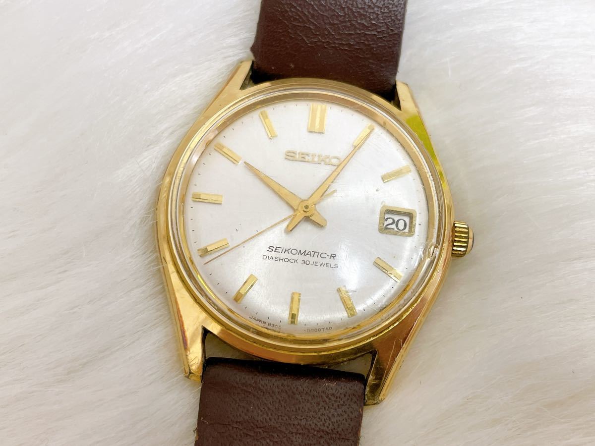腕時計 SEIKO セイコー 自動巻 8305-8010 SEIKOMATIC-R DIASHOCK 稼動品