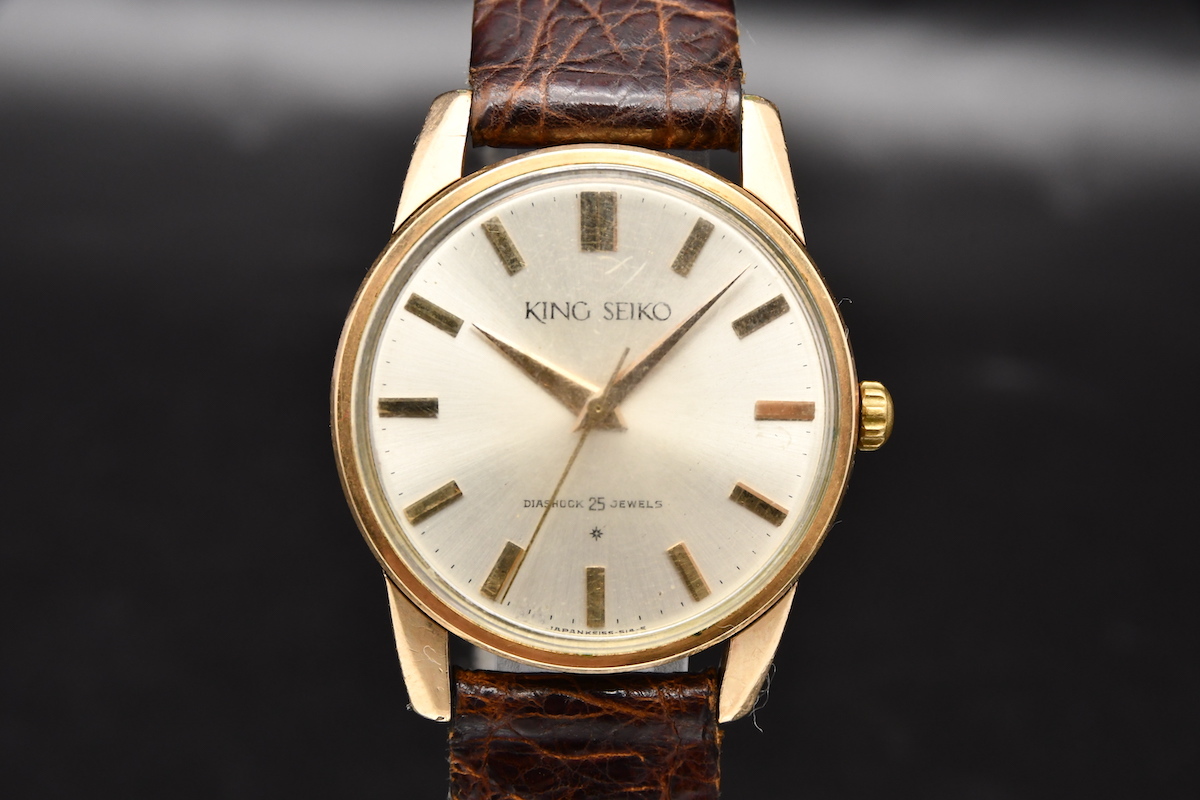 SEIKO セイコー KING SEIKO キングセイコー Ref:15034KS 盾メダル 14KGF ■7878