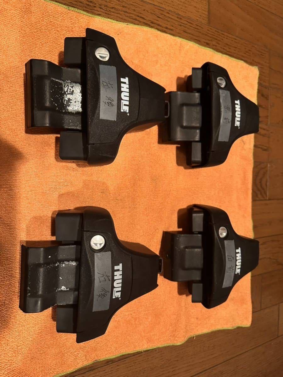 THULE ベースキャリア フット（TH754） 　ベースキット（kit1708）ウイングバー付　AUDI　A3（８V) ウイングバー付