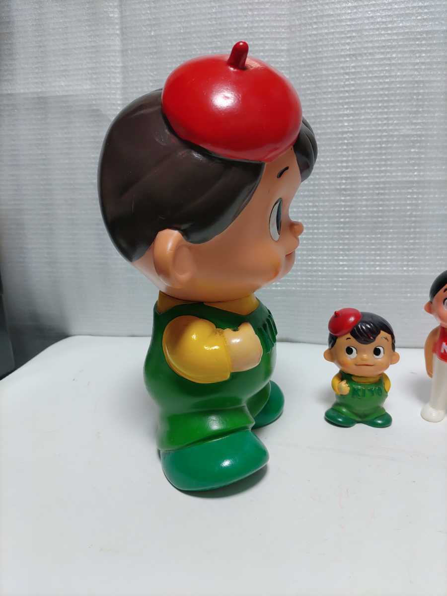 紀陽銀行 キャラクター ソフビ貯金箱 昭和レトロ 当時物 キヨー坊や