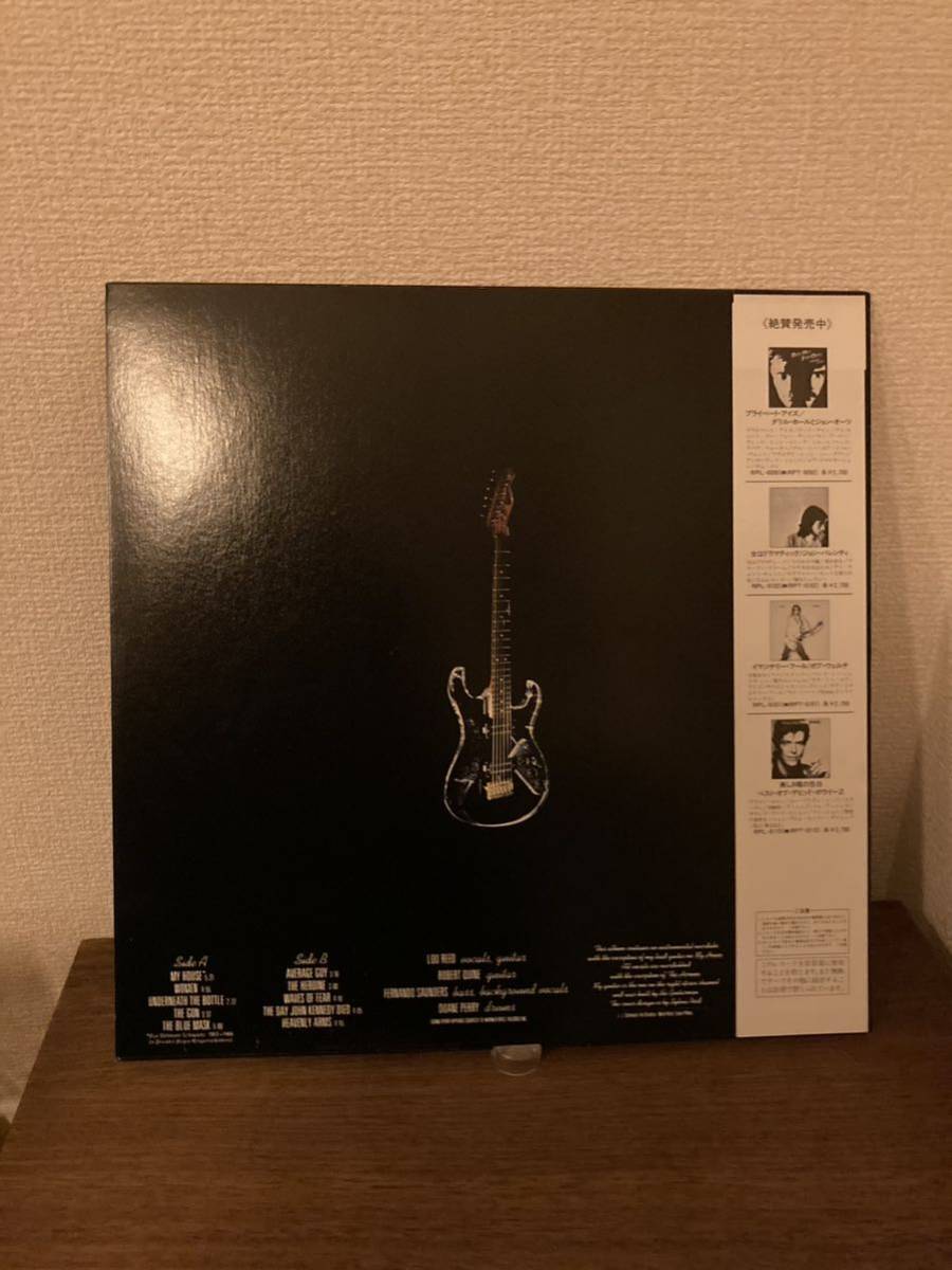 レコード 稀少USオリジナル1stブルーマスクLou Reedルーリードレコード
