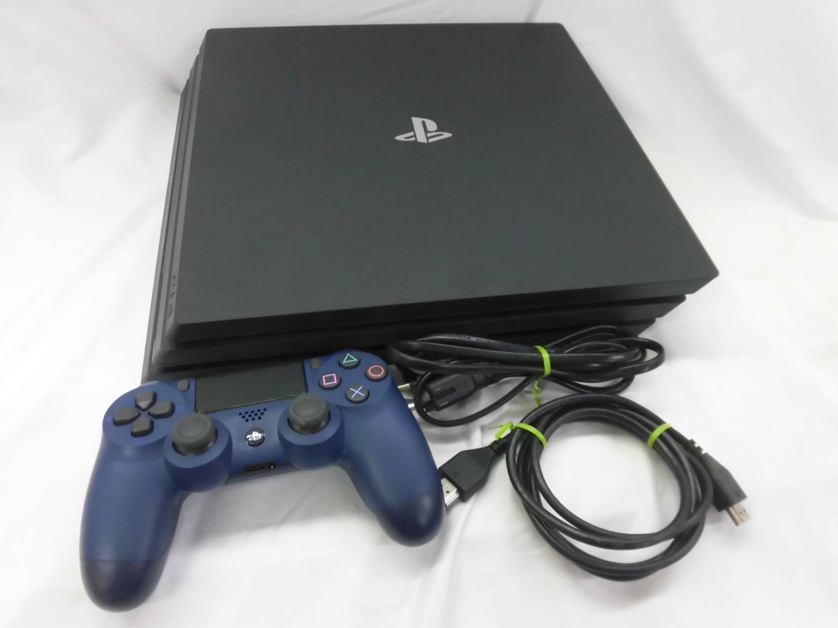 25 送80サ 0222%B27 PS4 Pro 2TB 本体 ブラック CUH-7200C 本体セット 欠