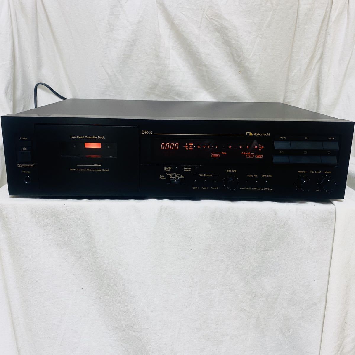完動品/限定生産モデル】Nakamichi DR-3 カセットデッキ 状態良好