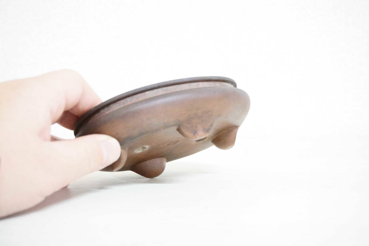 小品盆栽鉢 盆栽鉢 中国宜興 2点 花器 大品 植木鉢 美術品