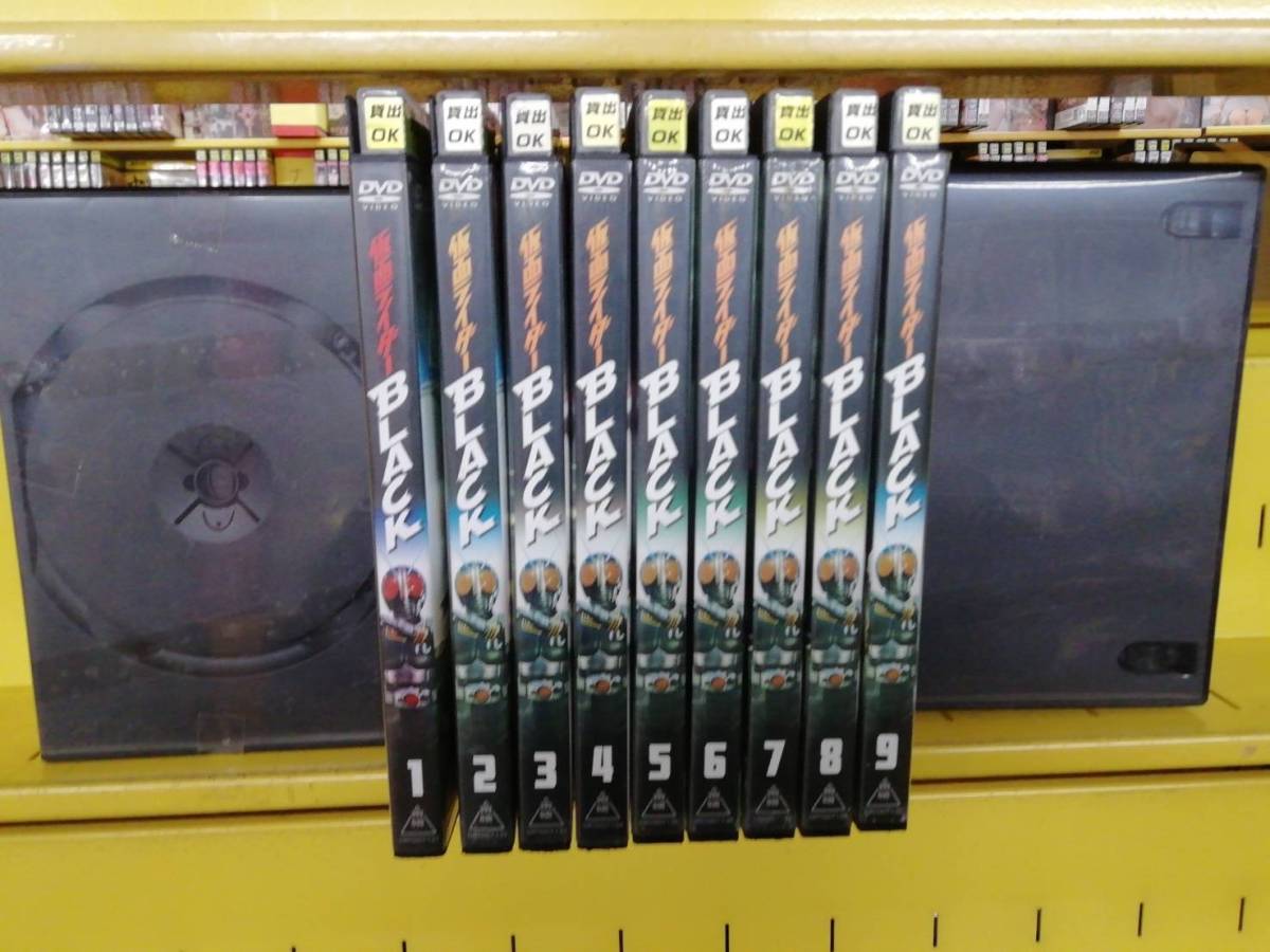 仮面ライダー BLACK (ブラック) 】レンタル落ち 中古DVDセット 仮面