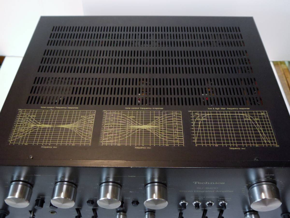 オーディオ機器 テクニクスアンプ（SU-9400）念入りに整備しました