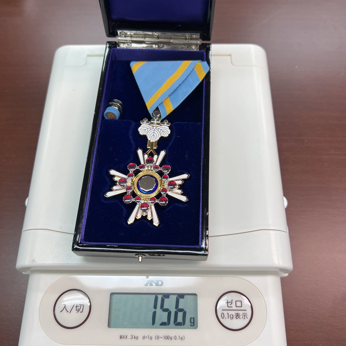 勲章 完品 極美品瑞宝双光章 ケース付き 新型 本物保証