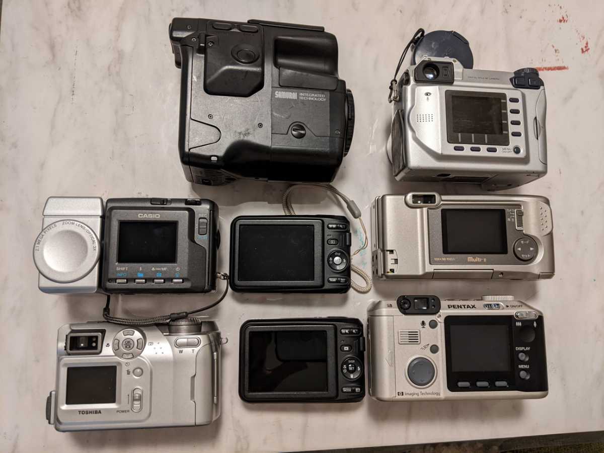 コンパクトデジタルカメラ 各種 12台セット 動作未確認 現状渡し コンパクトデジタルカメラ Yahoo!オークション 12台まとめて出品 動作