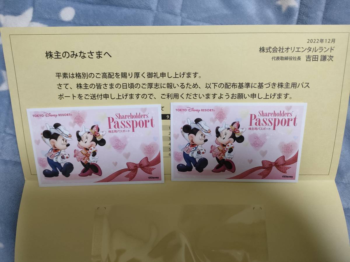 パスポート 株主の -ディズニー 2026年最新Yahoo!オークション 東京