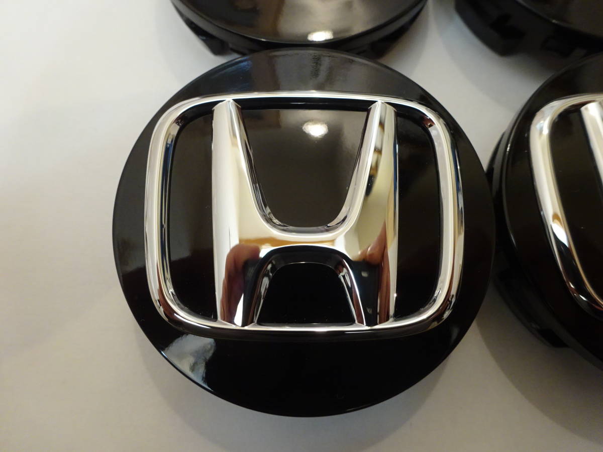 新車外し♪ ホンダ純正ホイール センターキャップ 4個 黒 54mm 44732 