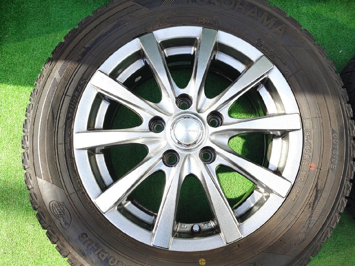 I 出品 11420】GRASS ZX 15インチ 4本セット 15×6J PCD114.3 5H＋43 GC27
