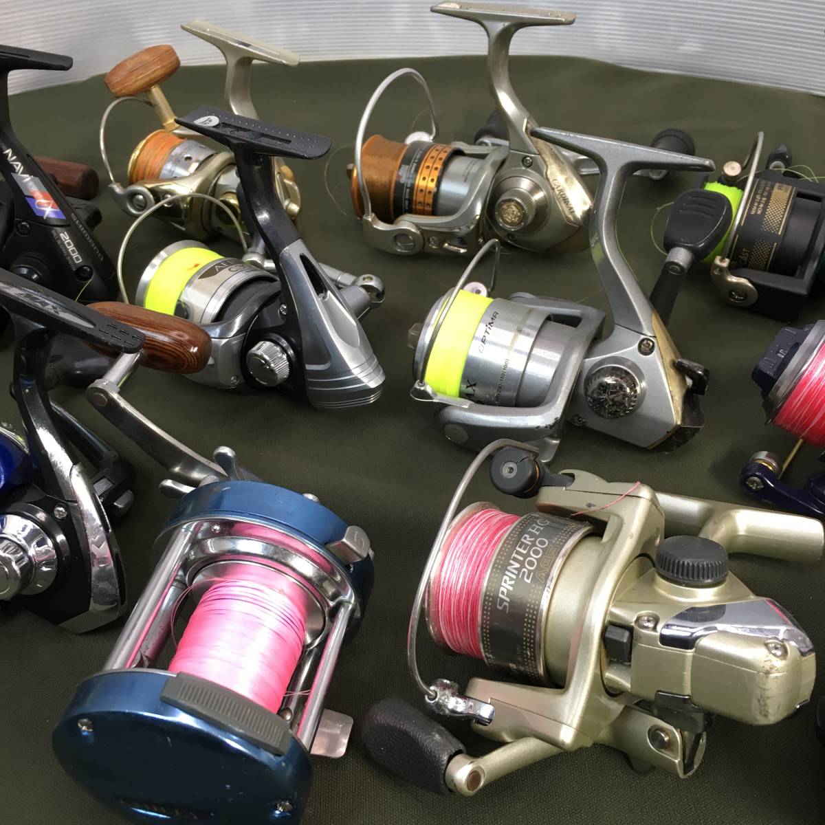 ジャンク リール シマノ ダイワ リョービ セット リール 大量 25点