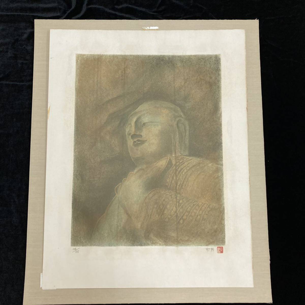 一円 0223 坂本好一 画像1枚目 松本哲男 画像2枚目 大同石仏 遠野の春 