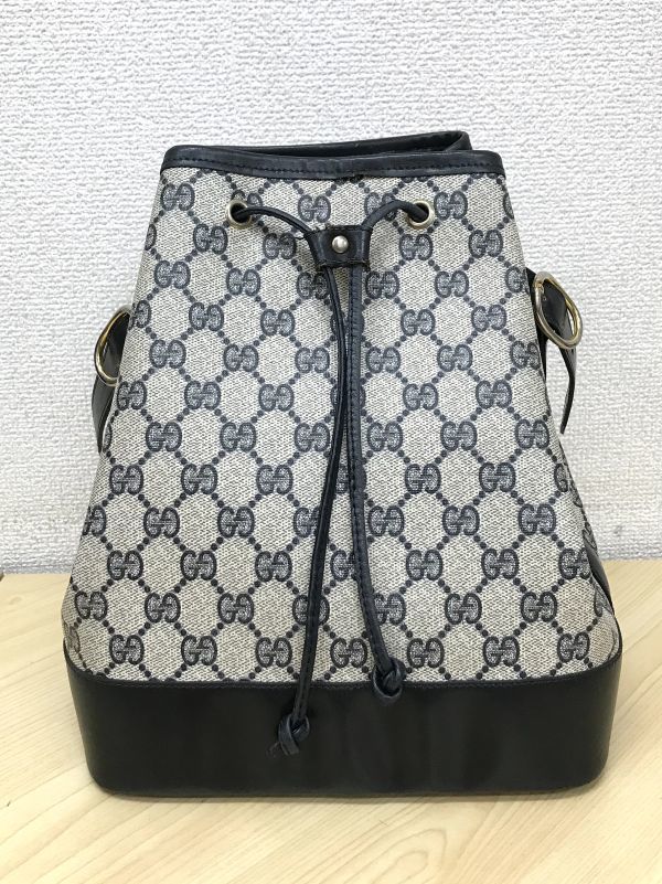 大人気] グッチ GUCCI オールドグッチ ショルダーバッグ 巾着 GG柄