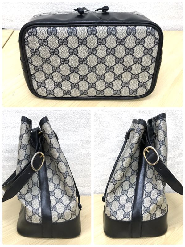 大人気] グッチ GUCCI オールドグッチ ショルダーバッグ 巾着 GG柄