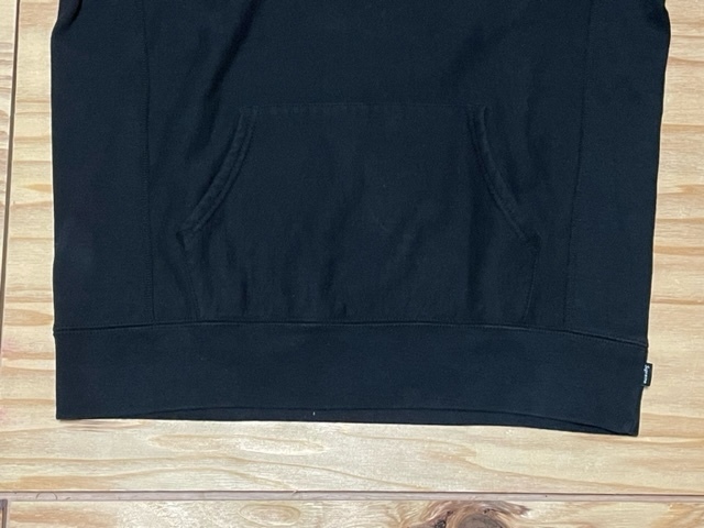 定番人気，お得 Supremeシュプリーム★Micro Logoマイクロ ロゴ★Hooded Sweatshirtスウェット パーカー★コットン100％★ブラック系★サイズM