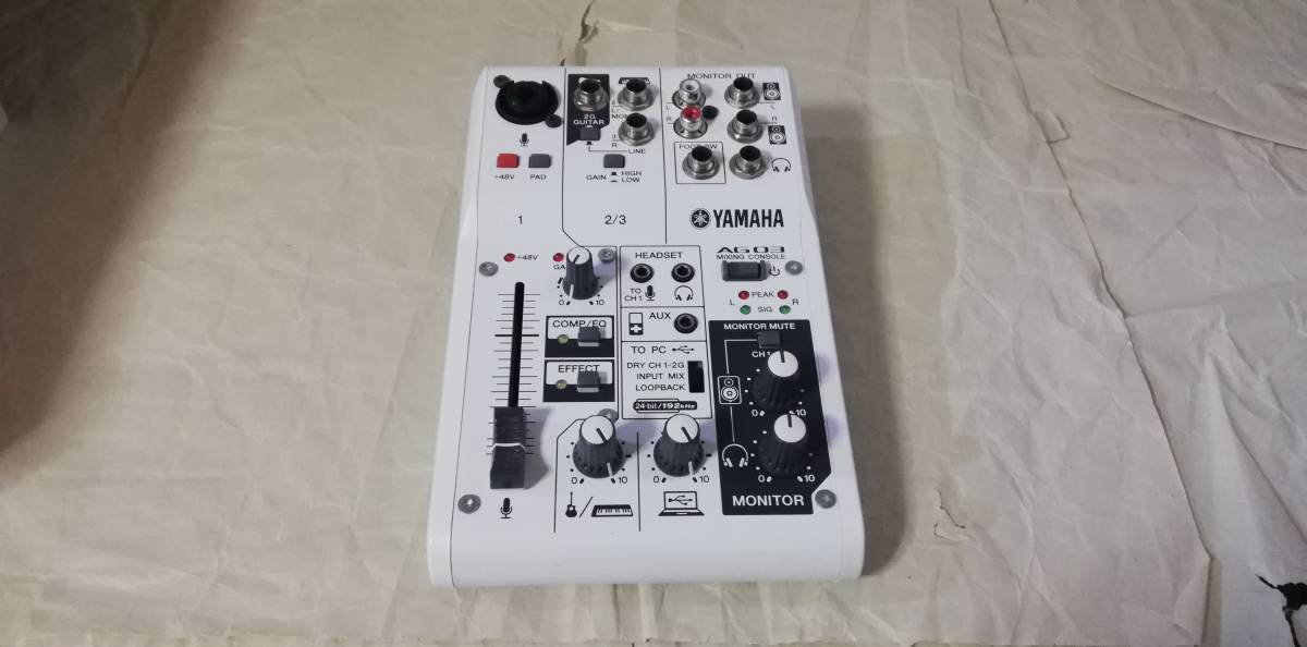 AG03 YAMAHA ウェブキャスティングミキサー ヤマハ - | オーディオ