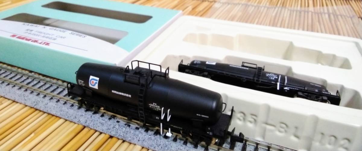 ▽河合-KP248▽タキ35000/共同石油(共石)/2両セット/船川駅常備/車番