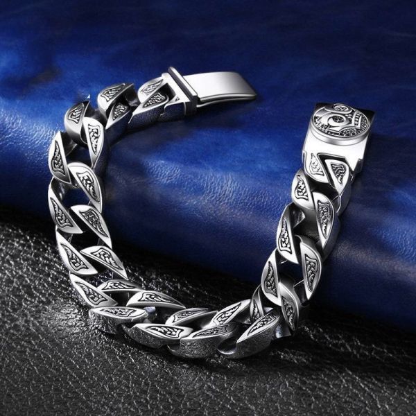 O刻印 925 CHプラス ブレスレット シルバー ブレスレット シルバー925 クロス Hearts アメリカンシルバー925 刻印