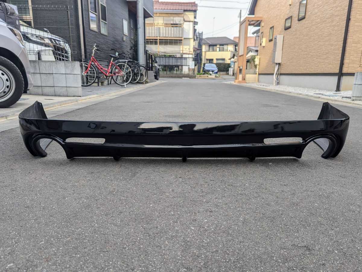中古】130 マークX リア エアロ リアスポイラー ブラック 取り外し
