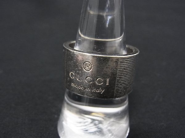 1円 GUCCI グッチ SV925 リング 指輪 アクセサリー 表記サイズ20 (約19号) メンズ レディース シルバー系 AH2184Wキ
