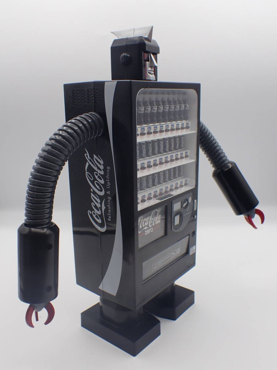 MY001 美品【動作確認済み】コカ・コーラ自動販売機型ロボット貯金箱