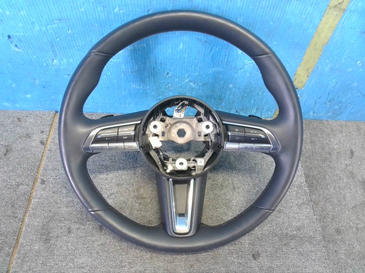 MAZDA マツダ3 BPFP ハンドル ステアリングホイール トリム 