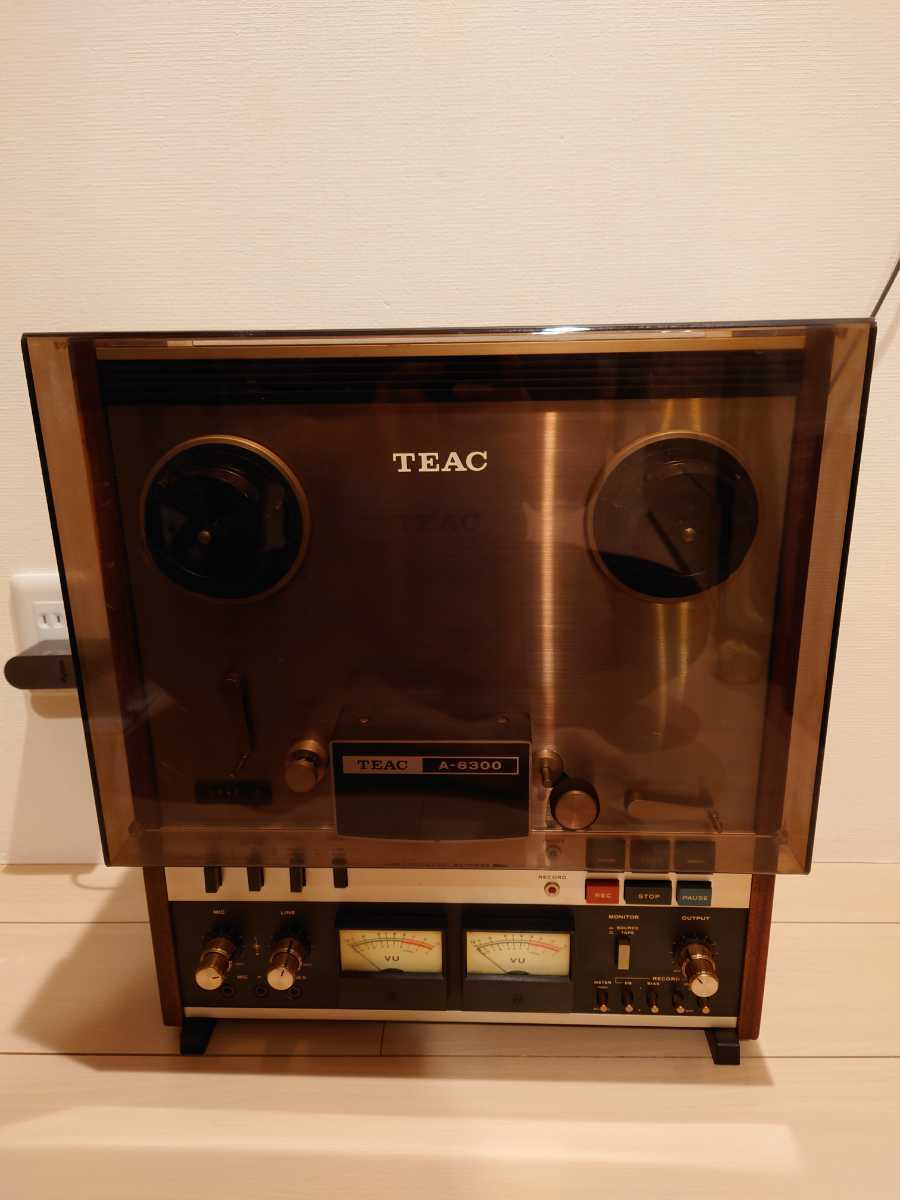 TEAC A-6300 オープンリールデッキ 本体　45×20×51 A-6300 TEAC オープンリールデッキ ティアック A - 通電可 G71816810