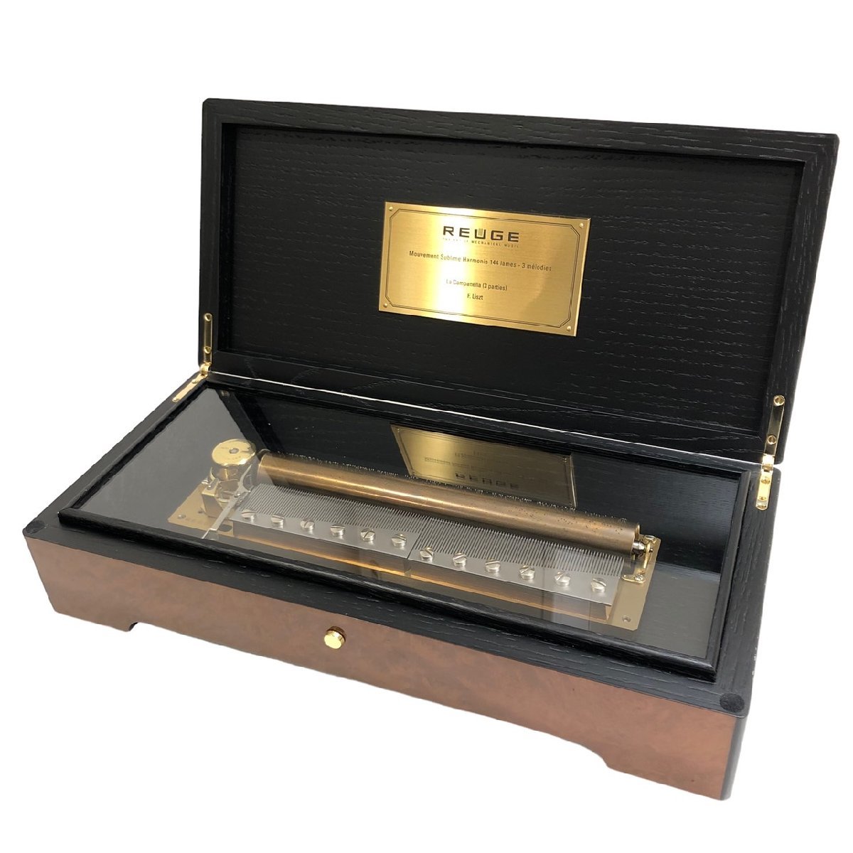 ☆REUGE リュージュ オルゴール 144弁 La Campanella ラ・カンパネラ フランツ・リスト 3パート
