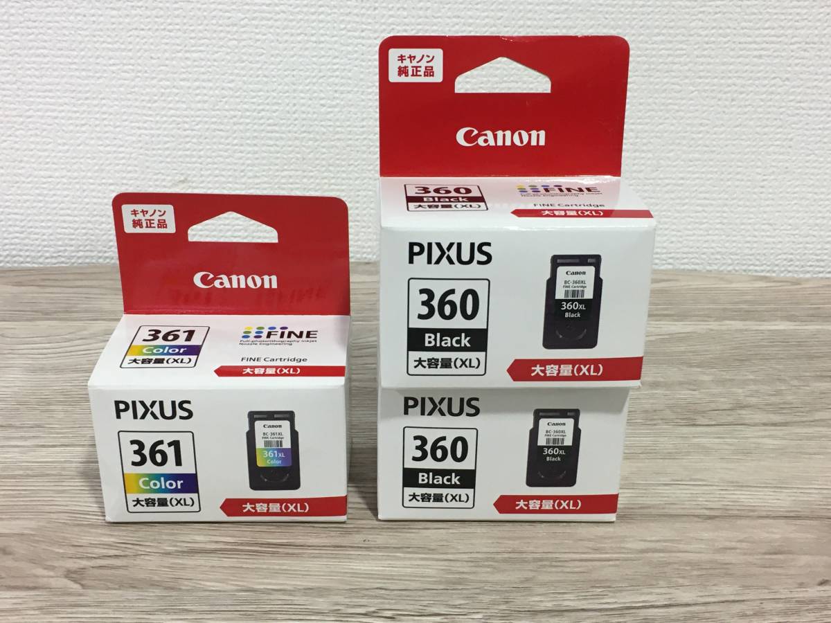 BC-361XL Canon BC-360XL キヤノン 5個 BC カラー FINEカートリッジ