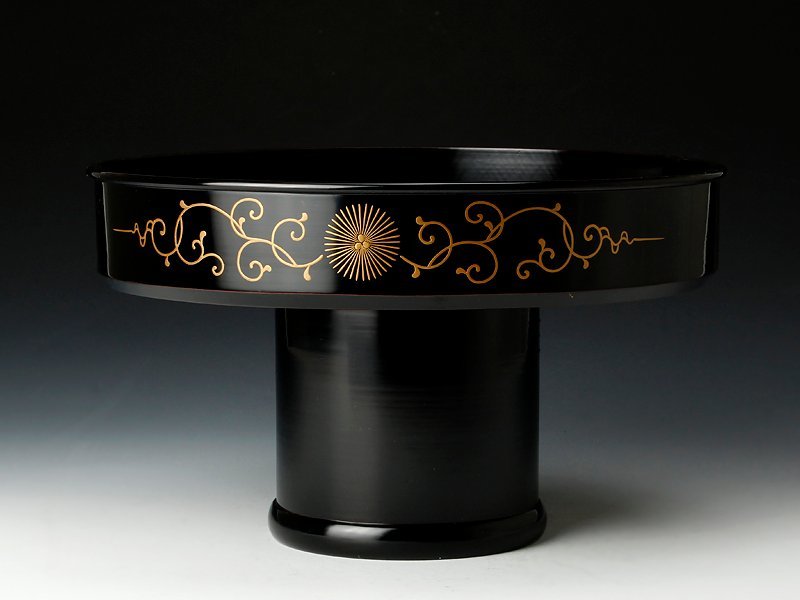 古美味】木具師 橋村萬象 高杯菓子器 茶道具 保証品 L8Cv 【公式通販】