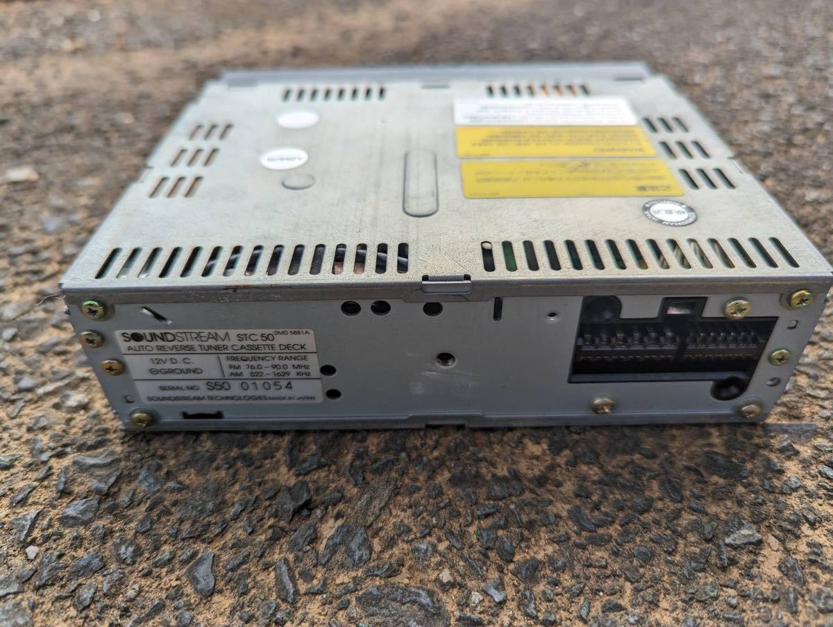 サウンドストリーム カセットデッキ STC 50 中身無しSound stream stc