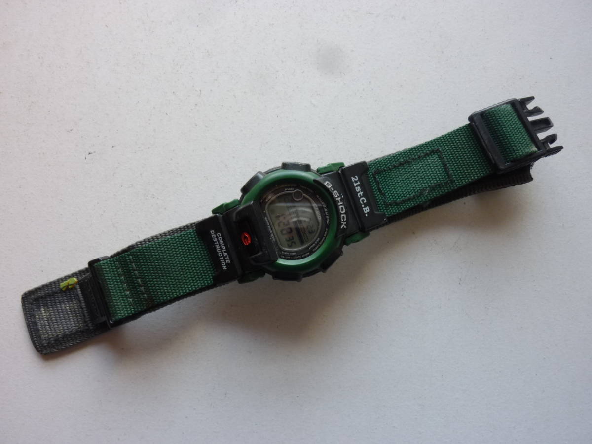 CASIO カシオ G-SHOCK DW-003 21stC.B. グリーン 電池交換済み G 