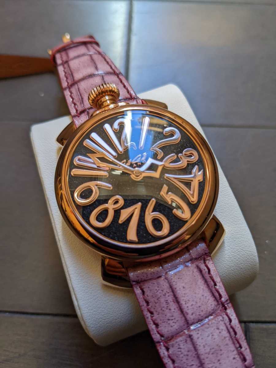 ☆1.5万円値下☆【新紫】 ガガミラノ GAGAMILANO マニュアーレ40