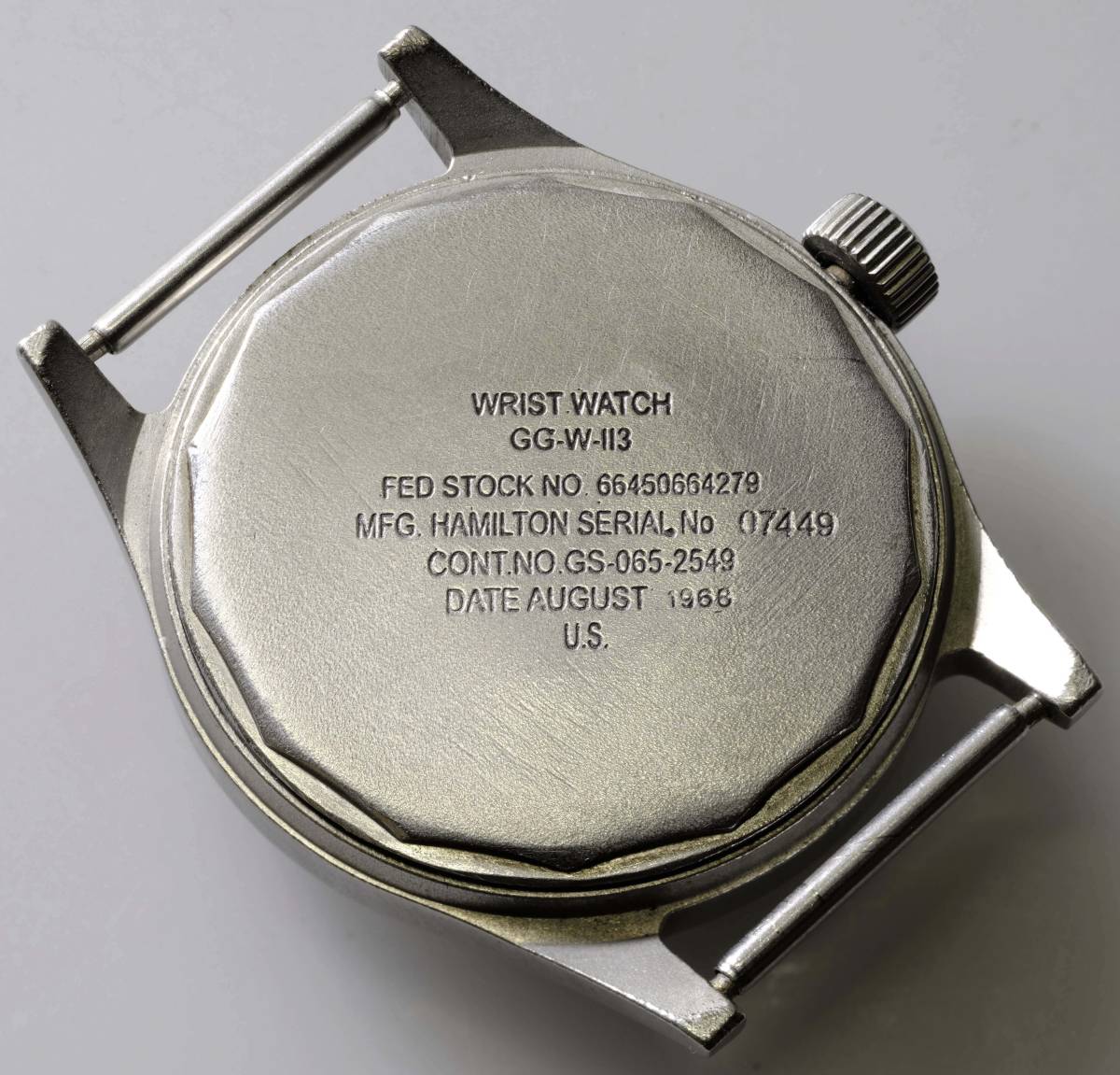 不動品 ハミルトン 米軍用 HAMILTON WRIST WATCH GG-W-113 1968年製 
