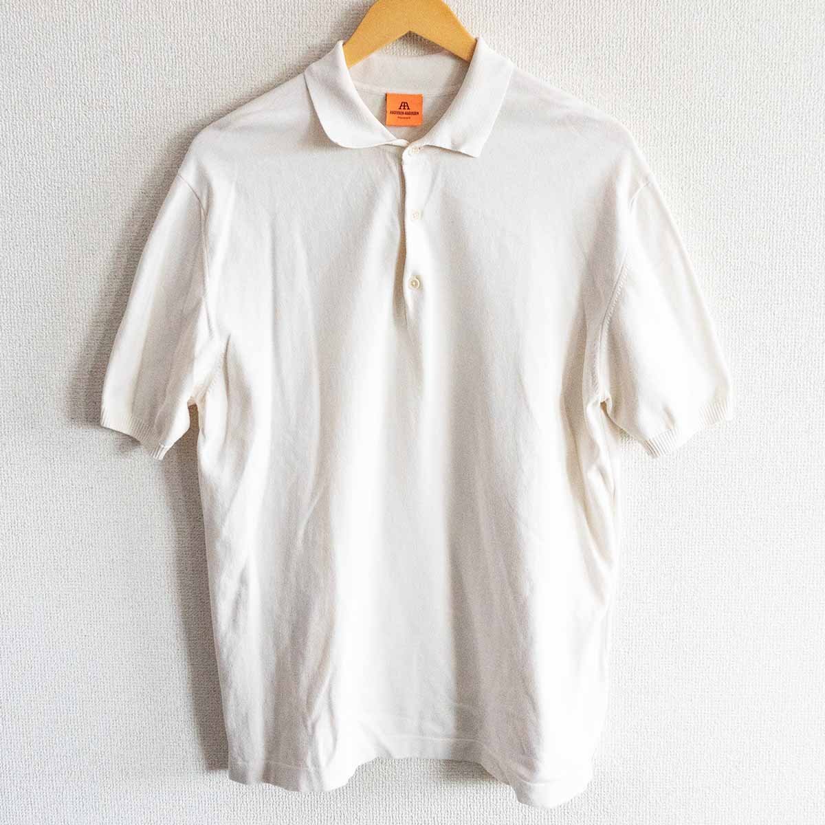 極美品 ポロラルフローレン 23年 ポロシャツ レース 刺繍 ホワイト 白