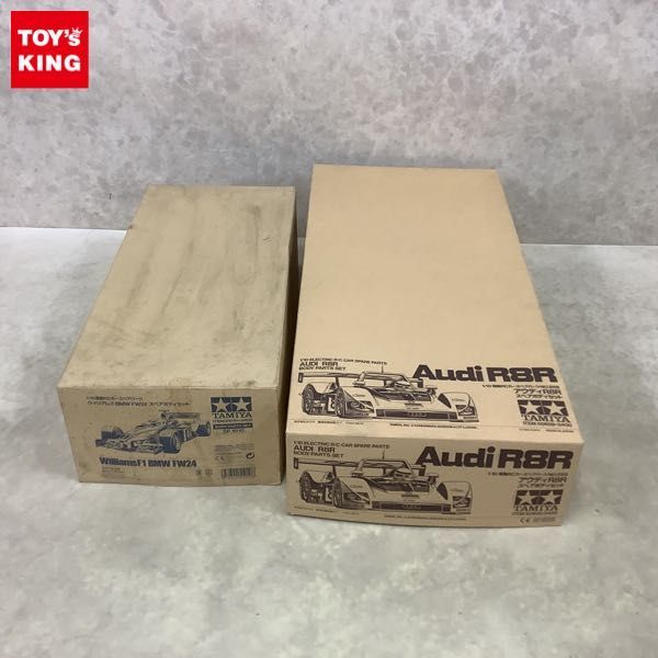 1円〜 タミヤ 1/10 電動RCカー スペアボディセット アウディR8R ウイリアムズBMW FW24