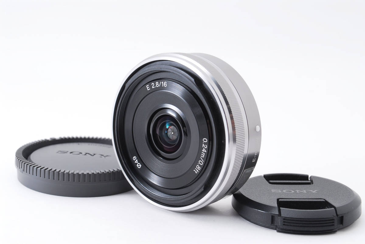 【極上美品・返品保証 】Sony SEL16F28 単焦点 パンケーキレンズ 激安大特価，豊富な】 【人気のパンケーキレンズ 極上品】 SONY ソニー