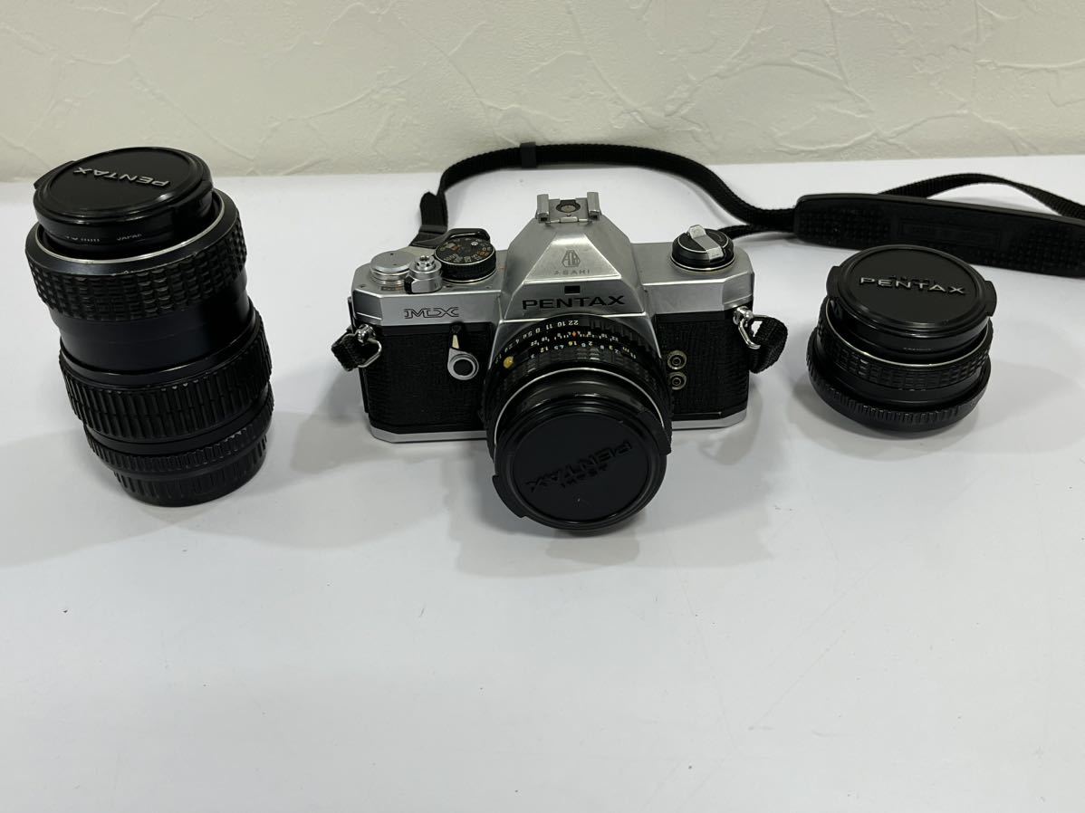 PENTAX MXとレンズ2個 PENTAX MX 2個セット カメラ K75151225 これでええ